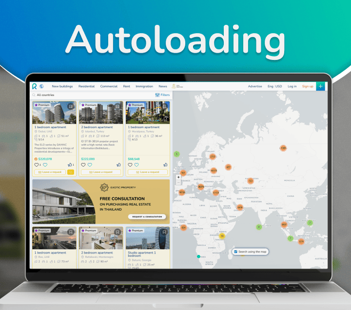 Automation of loading ads onto the platform