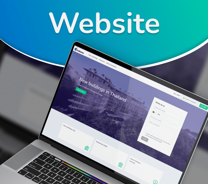 Website for real estate professionals